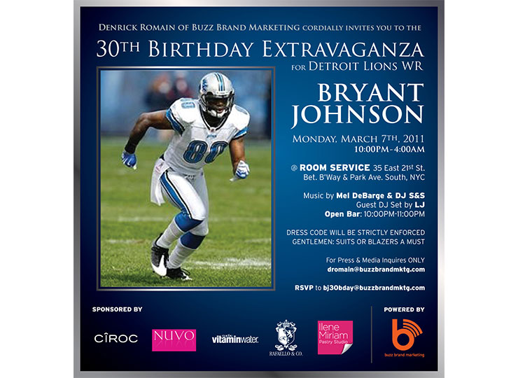 Bryant Johnson’s 30th Birthday Celebration